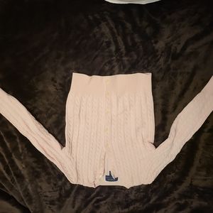 Polo- Ralph Lauren Cable Knit Sweater- Light Pink